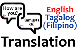 Translate english to tagalog