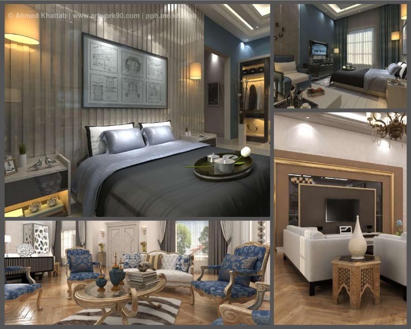 Design and visualize house ,apartment ,offices & restaurants by Ahmed ...
