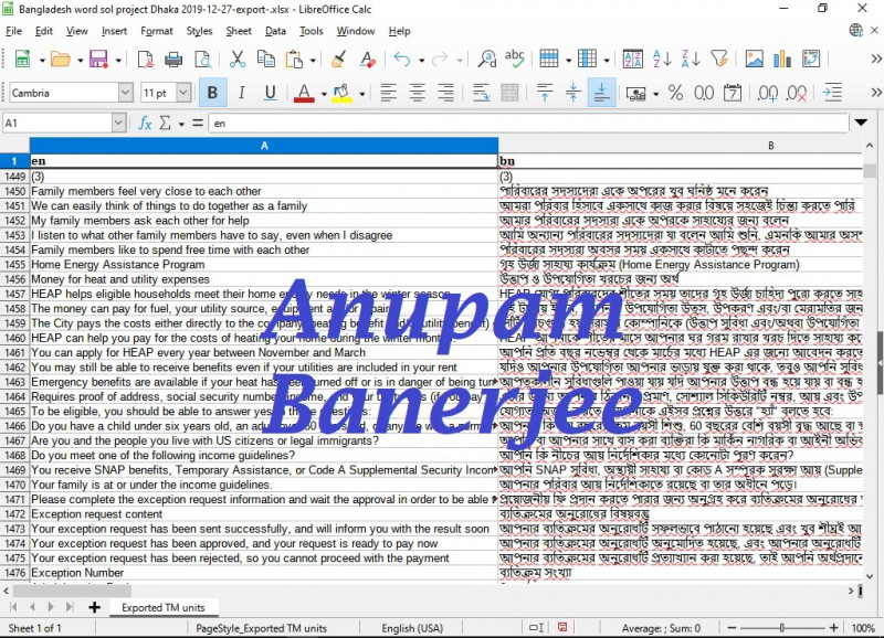 term paper bengali translation