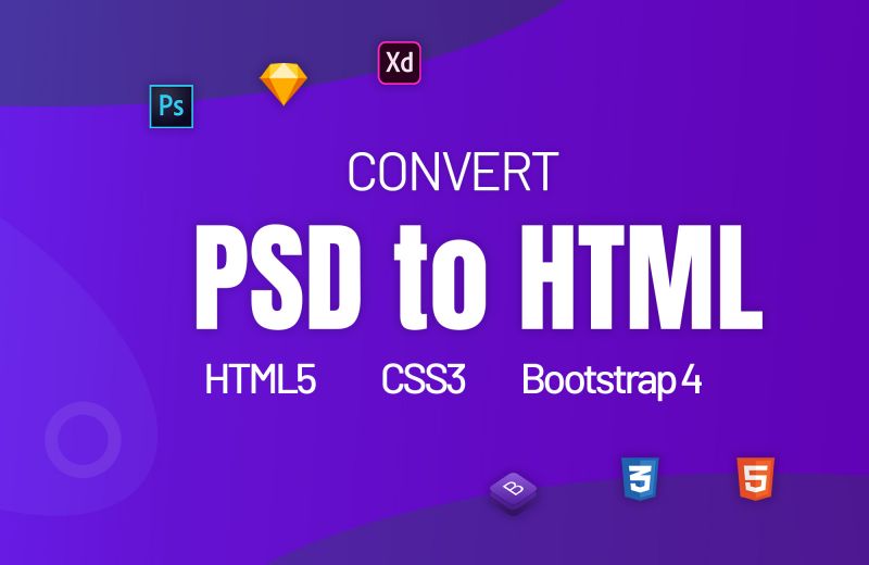 How to Convert PSD to HTML : A Complete Guide