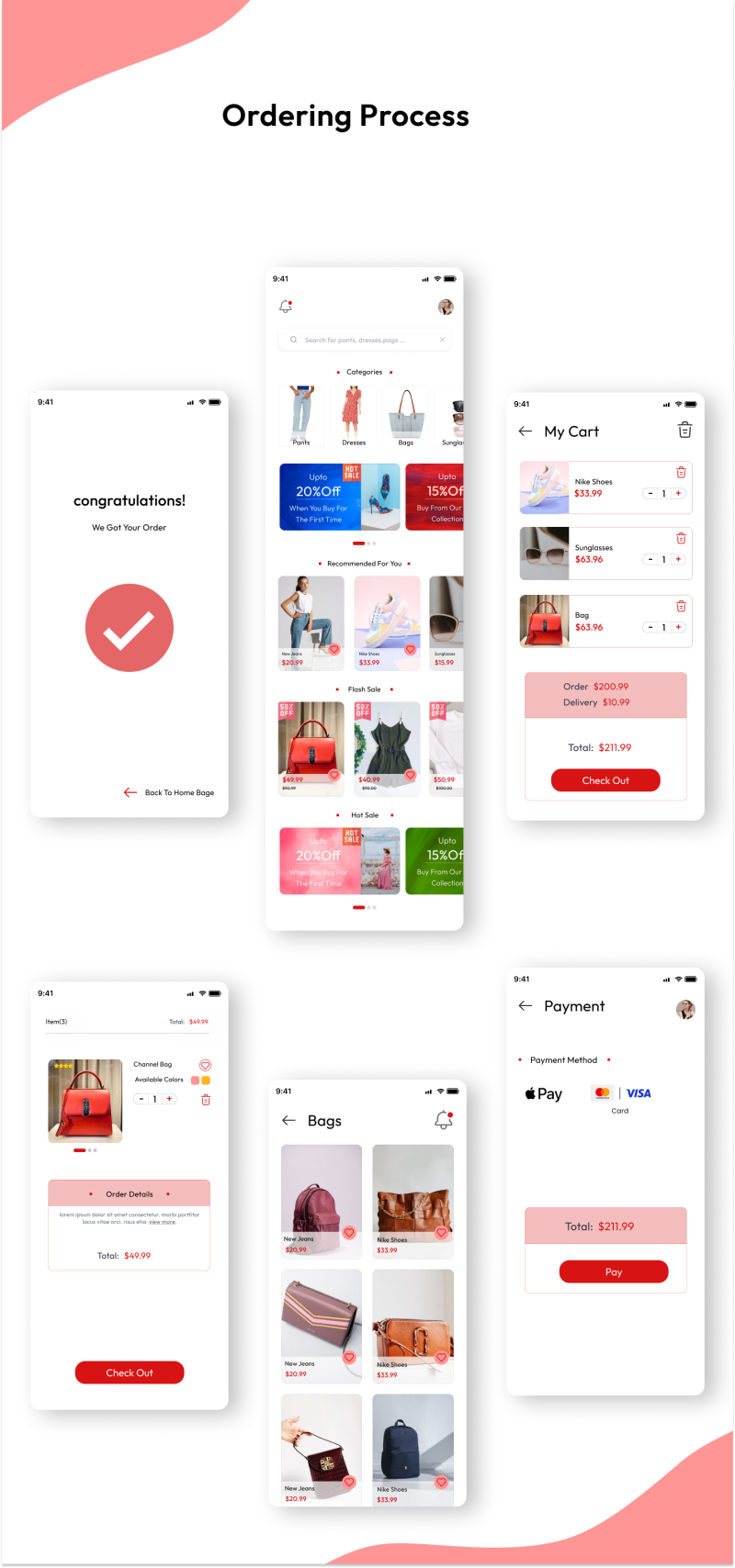 E commerce App UI Design – MODAMATE by Sara Draz | Truelancer