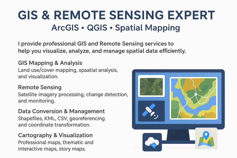 GIS & Remote Sensing Expert | ArcGIS • QGIS • Spatial Mapping by Marva ...