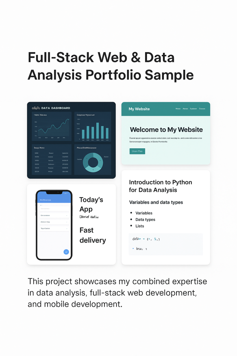 Full Stack Web & Data Analysis Portfolio Sample by Odongo Bath | Truelancer