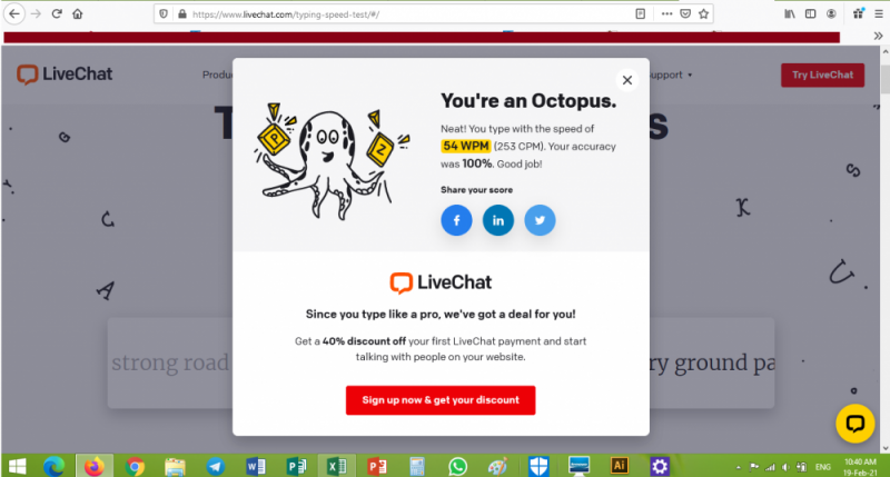 Take A Five Minute Typing Test 40 OFF