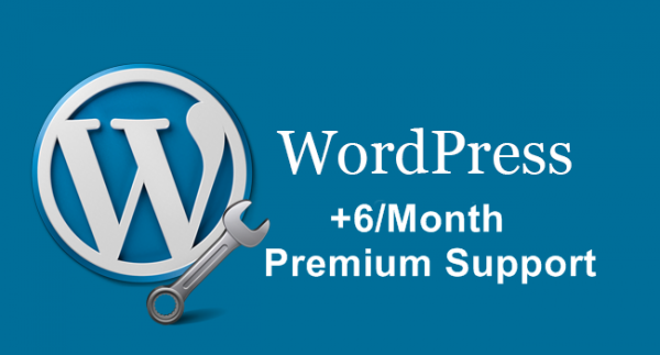 I will provide +6 Month premium support for your WordPress website 