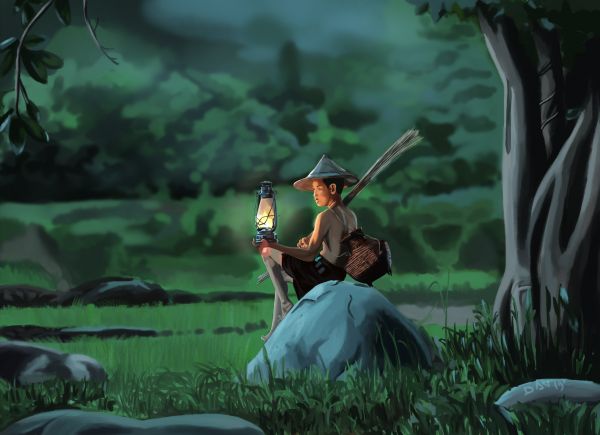 I can create paint an amazing digital illustration and painting