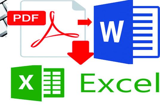 I will convert pdf to word, excel, jpg and other files