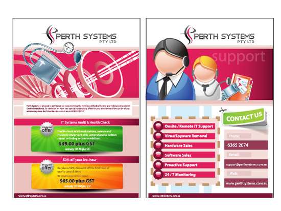 Design a professional flyer for your business 