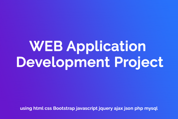 I Will Create Web application using html CSS javascript jquery ajax json php mysql