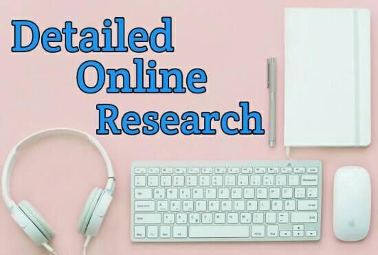 conduct detailed online research