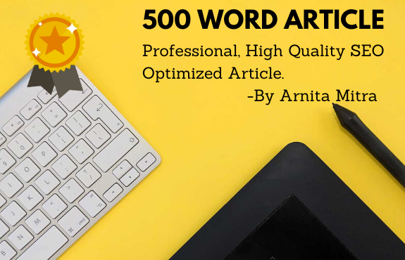A 500 word SEO optimized and plagiarism free article