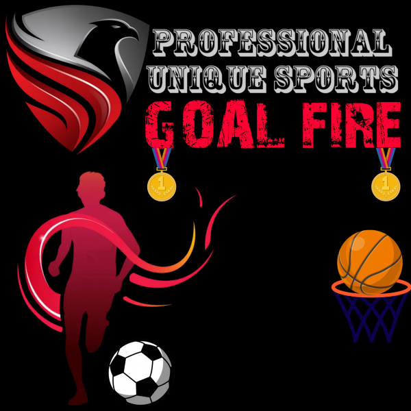 *LOGO DESIGN FOR PERFOSSIONAL UNIQUE SPORTS  WITH NAME[ GOAL FIRE ] BUY 1 GET 1 LOGO*