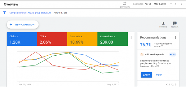 Google Ads Campaign Creation and Management