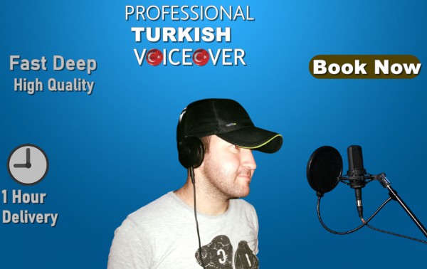 professional record a turkish male voice over