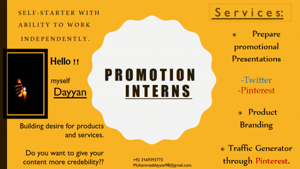 Promotion Interns