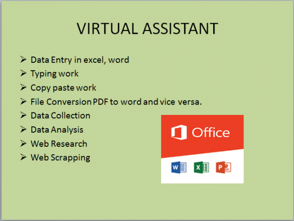 I will do professional and efficient data entry and typing workd