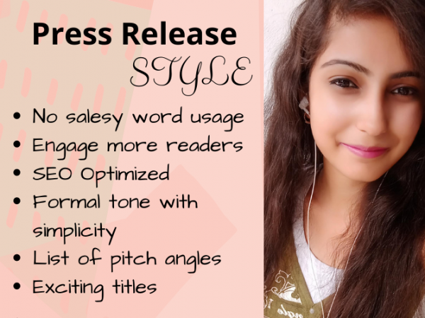 I will create an amazing press release for you