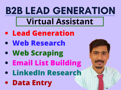 I will be your virtual assistant for data entry, data mining & web research work