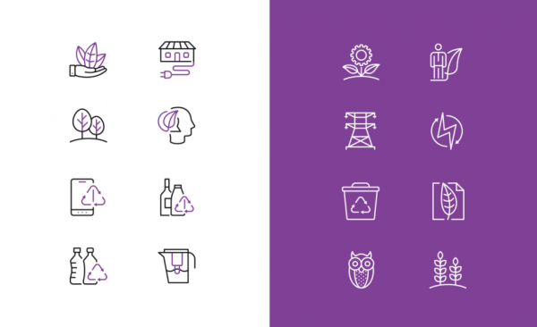 I will design creative icons for you