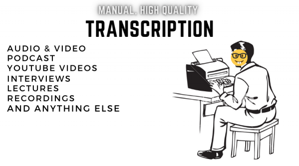 Transcript your audio/video