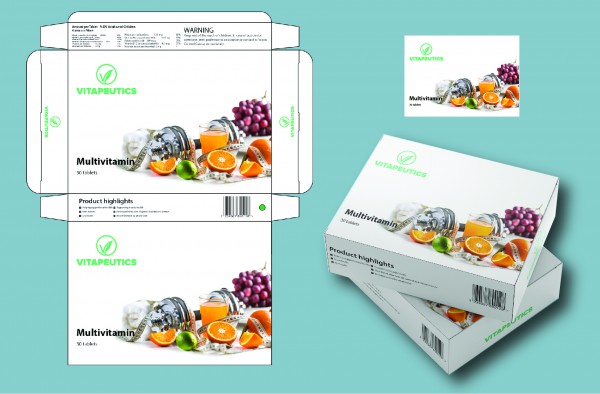 I will design product packaging, box and labels.