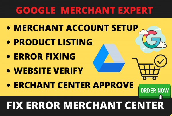I will setup google shopping ads campaign , fix merchant center and fix all errors