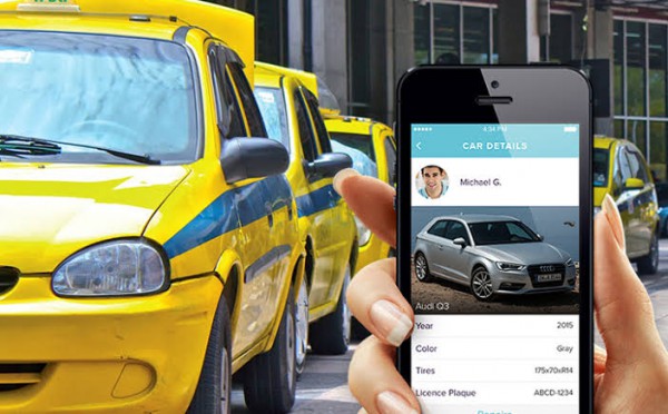 Taxi booking app 
Uber booking app
