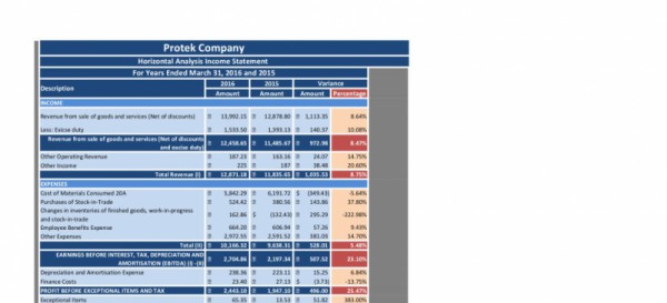 Financial analysis and write a comprehensive report
