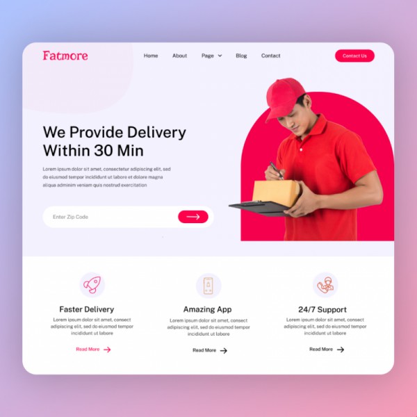 I will design a responsive web UI design, landing page  in figma  in 24 hours
