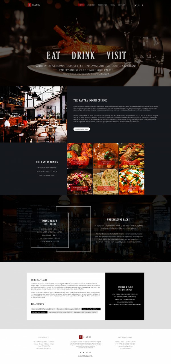 I will design the cleanest one page WordPress website