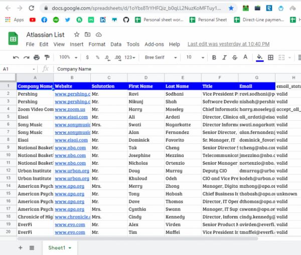 Web Research and Lead Generation