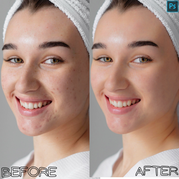 I will doing skin retouching in photoshop