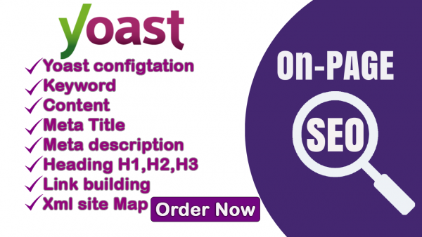 I will do white hat on page and technical SEO with yoast premium