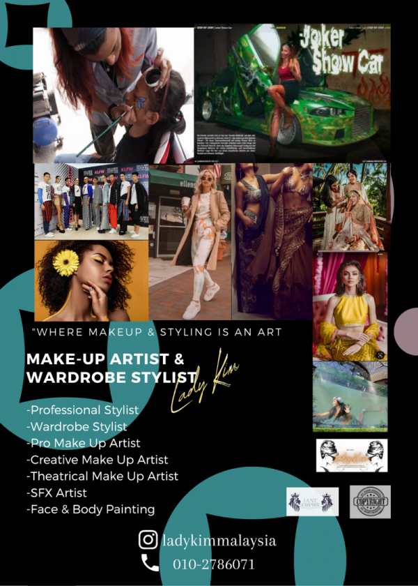 Wardrobe Styling & Conceptual Make up SFX, Theatrical, Face & Body Painting