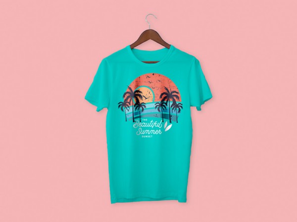 I will make a custom and trendy t shirt design