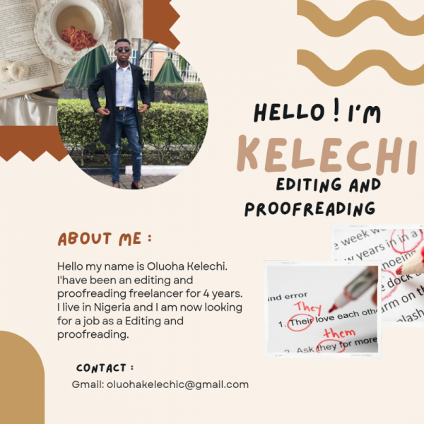 Be rest assured that I can edit and proofread your articles, copywriting, etc