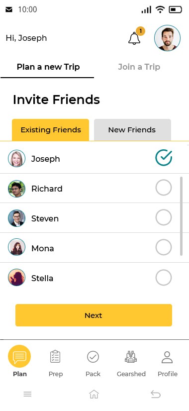 Mobile UI Designing