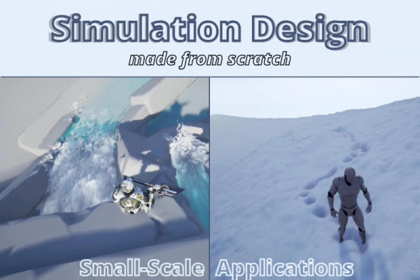 We can design and develop a 3D simulated object or scene from scratch.
