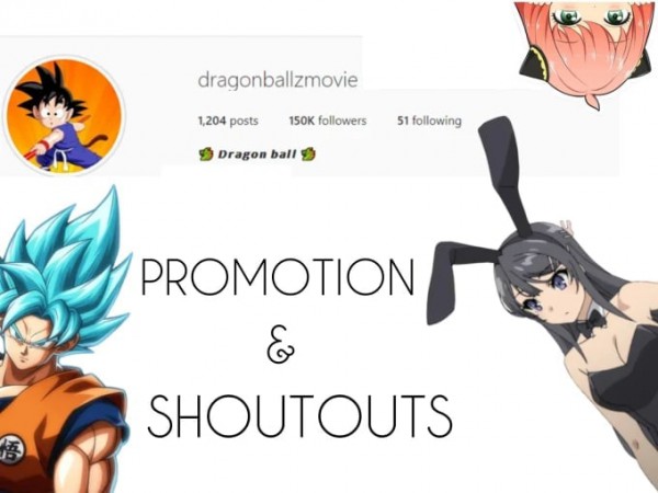 I can promote any anime related product/service on Instagram with 150k followers