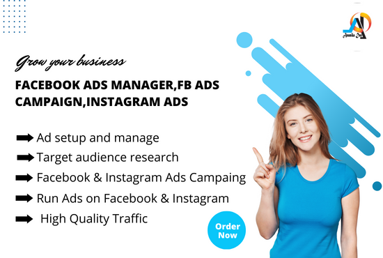 I will be your Facebook ads manager, fb ads campaign, Instagram ads