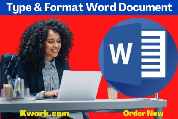 I will type and format 15 pages PDF or Microsoft Word documents for you