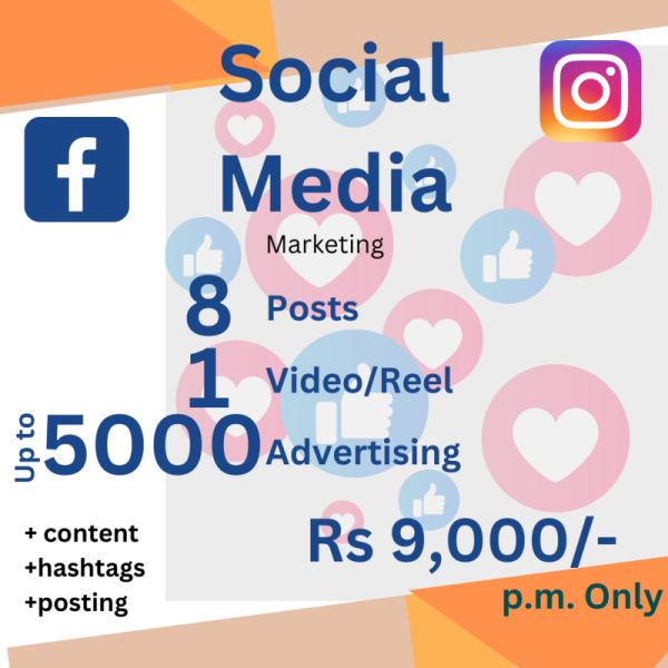 I can provide  Social media marketing service  post, reels, content.