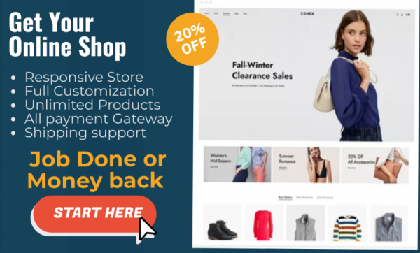 I Will Build Full Ecommerce Website With Paid Theme. For ₹10000