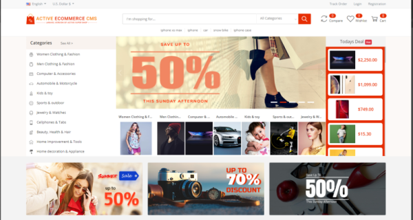 Complete Ecommerce Suite: Web & Mobile + Admin, Seller, Delivery