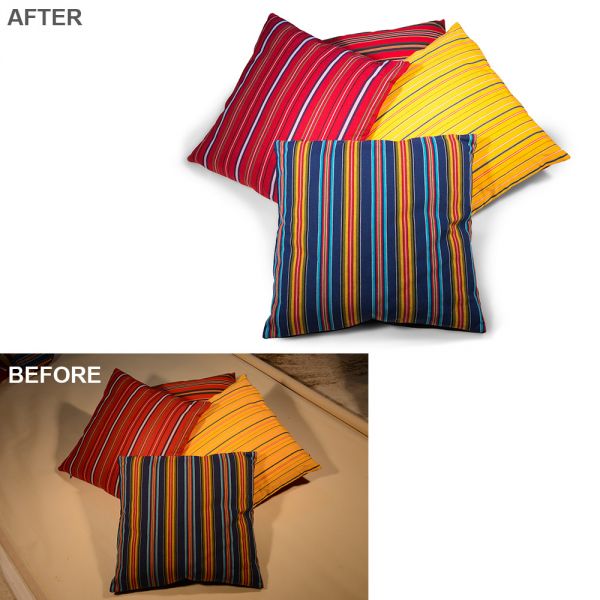 I can do color correction and cut objects out of background, even in tricky white-on-white situations