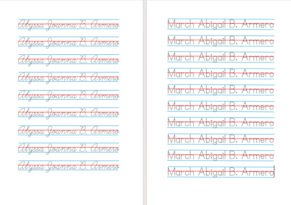 Customized Tracing Worksheet for Your Kids