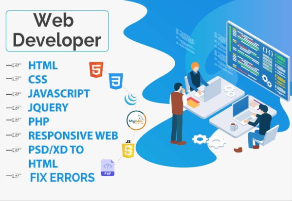 I will be your website designer and web developer