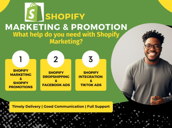 Organic shopify Promotion to product needed audience,  Roi Shopify store sales