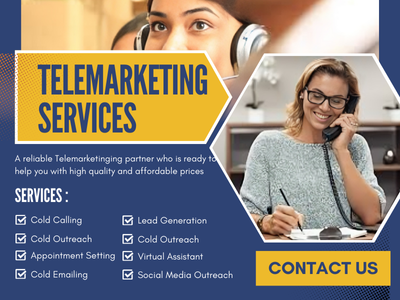 Cold calling, telemarketing VA, appointments setting, salesperson for businesses
