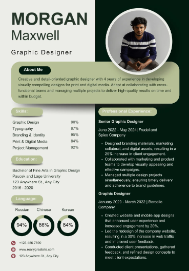 Create a professional resume